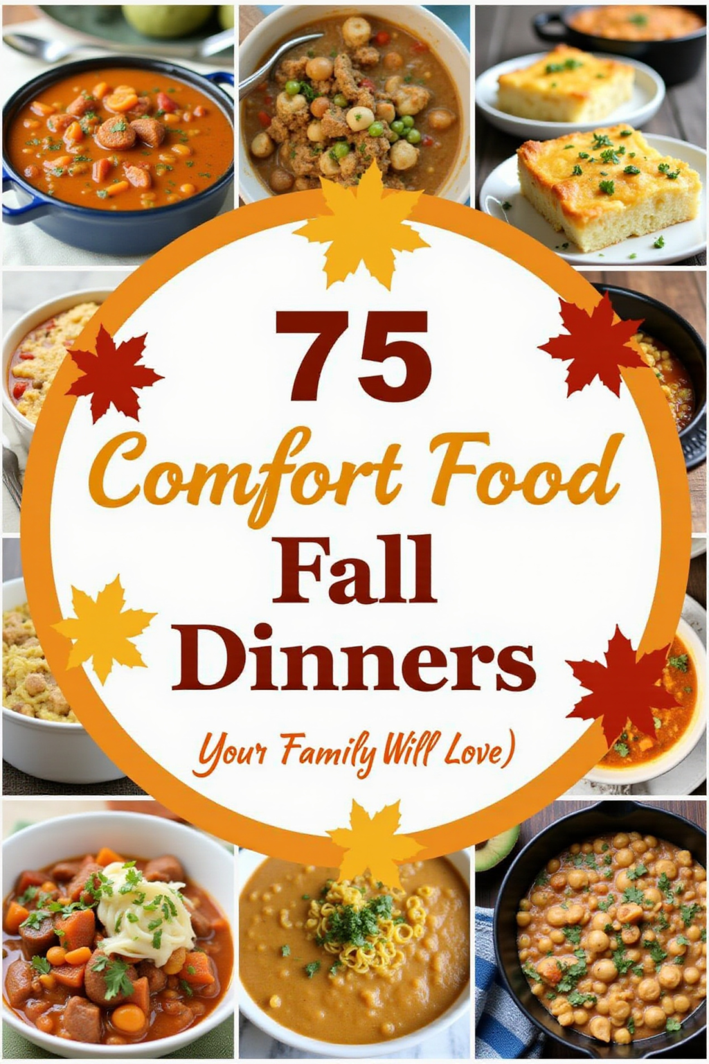 Cozy Autumn Delights: 75 Hearty Fall Comfort Food Dinners to Savor All ...